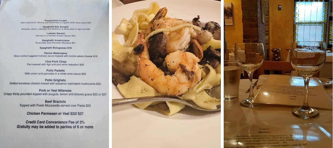 L'Angolo Ristorante Menu