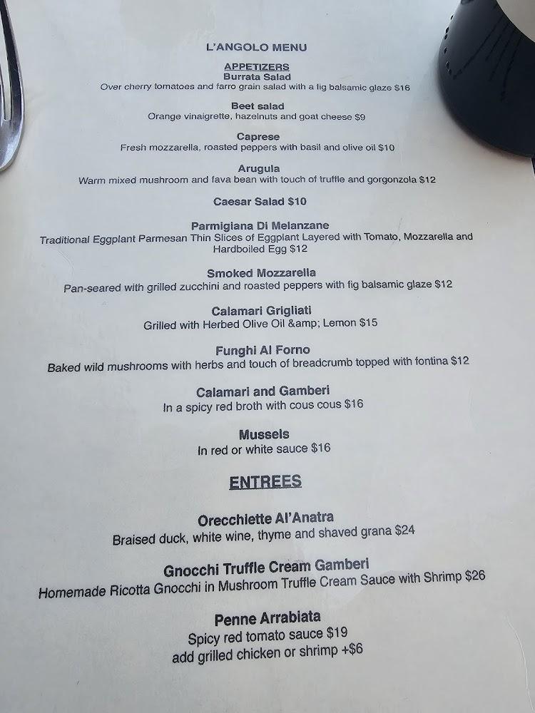L'Angolo Ristorante Menu image 2